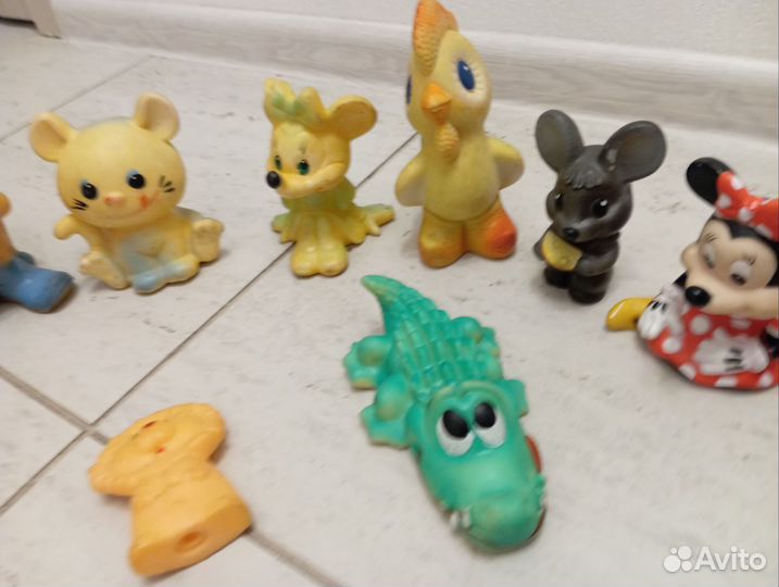 Резиновые игрушки СССР