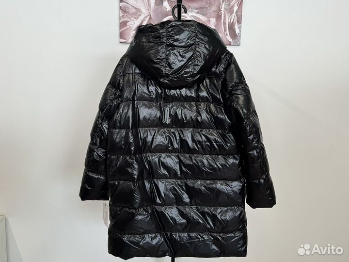 Пуховик зимний черный