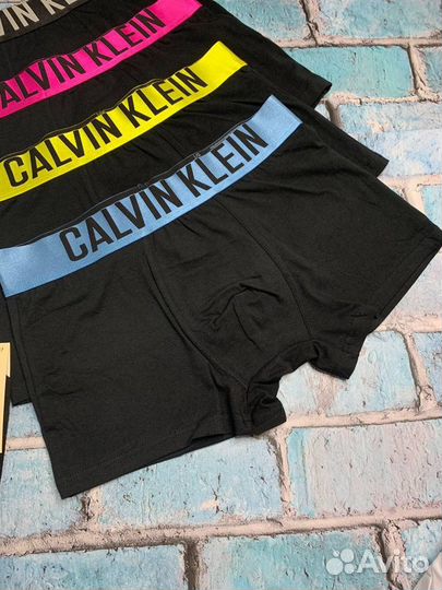 Трусы мужские боксеры calvin klein +5 носок