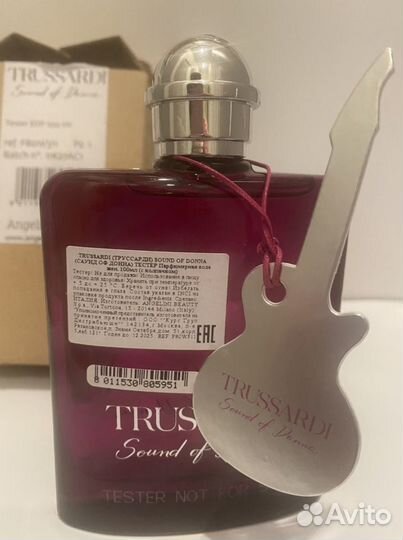 Trussardi sound of donna оригинал