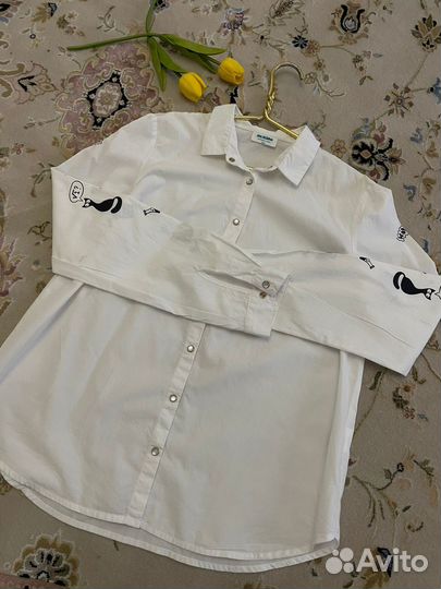 Рубашка для девочки в школу 11-12 лет
