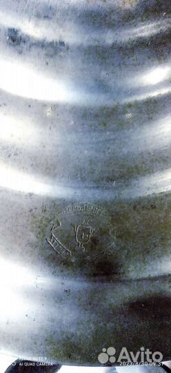 Самовар угольный жаровой банка 7л Артель Прогрес