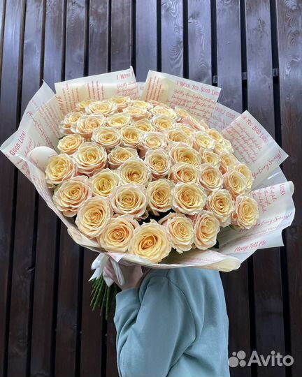 Букет из 51 голландской розы