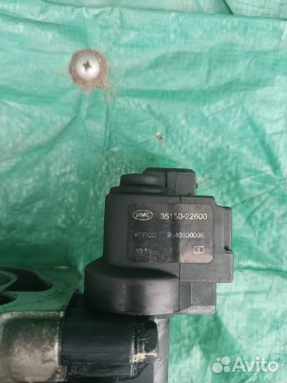 Заслонка дроссельная мех Kia Cerato 2004-2008 г