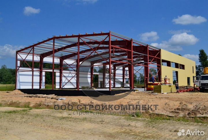 Ангар производственный комплекс сто xc611