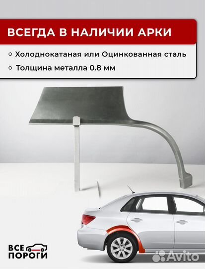 Ремонтные арки Geely CK Otaka 1 рестайлинг