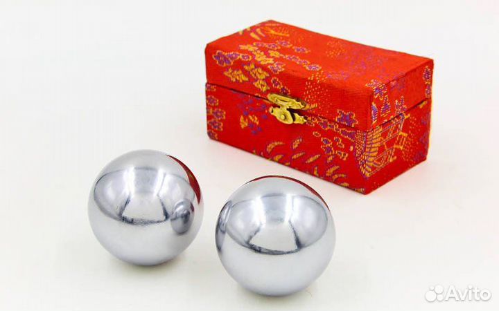 Эспандер металлические музыкальные шары 2шт