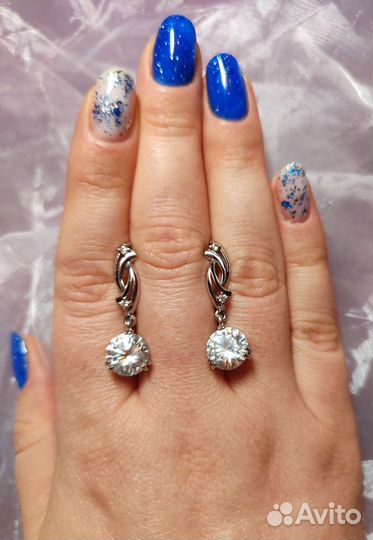 Серебряные серьги