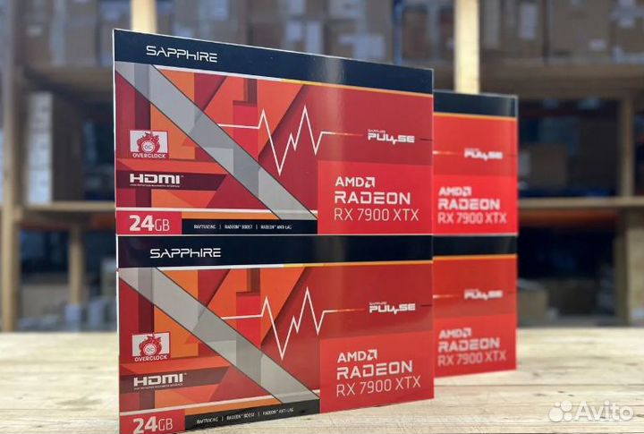 Новые sapphire RX 7900 XTX pulse gaming OC 24G