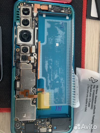 Xiaomi mi note 10 / pro / lite дисплей оригинал с