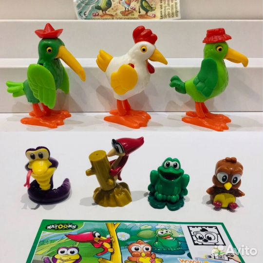 Игрушки из киндера старая сборка