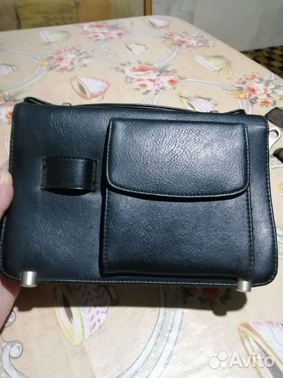 Барсетка кожа