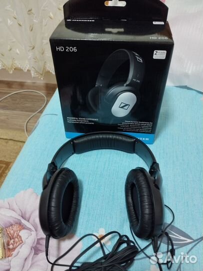 Проводные наушники Sennheiser HD 206 черный