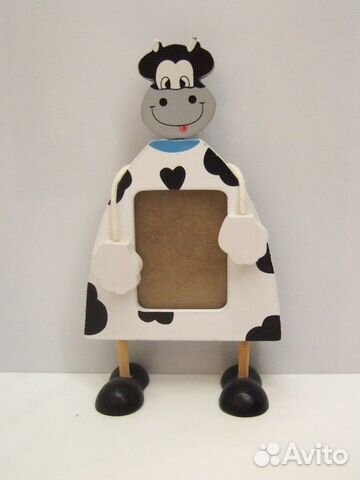 Фоторамка-корова, дерево