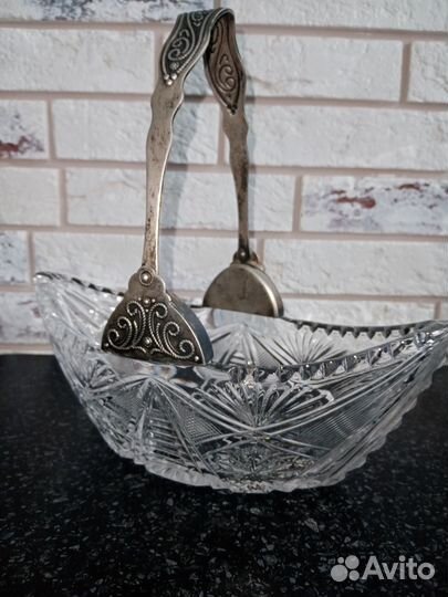 Лодочка хрустальная