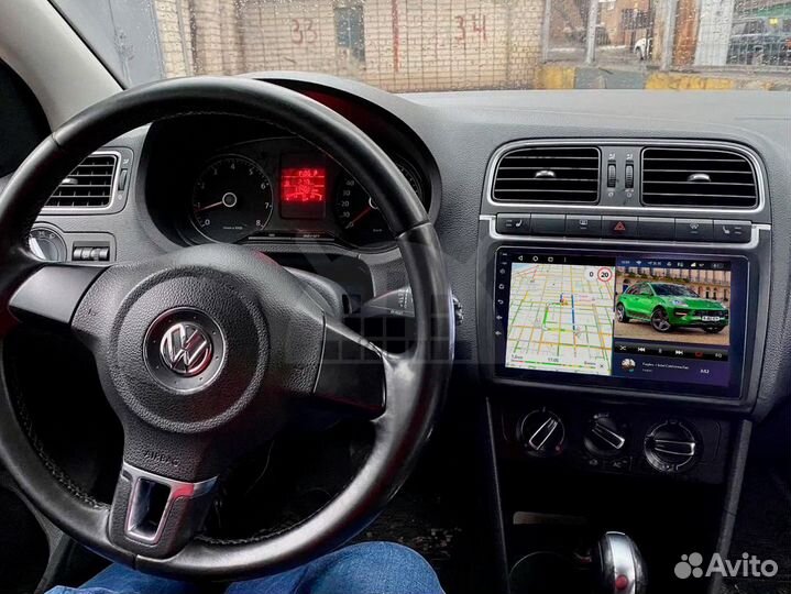 Автомагнитола для VW Polo 2009-2020 матовая