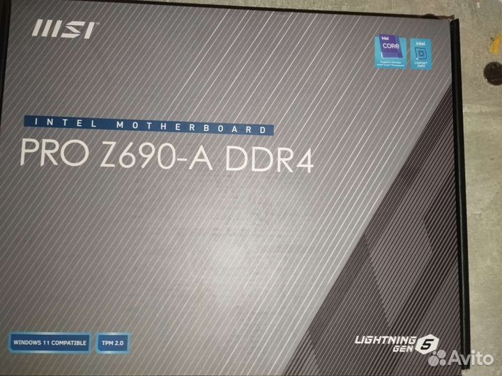 Материнская плата Msi z690-A DDR4