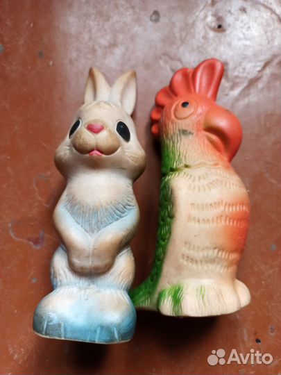 Ретро резиновые игрушки СССР