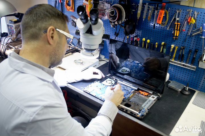 Ремонт телефонов, компьютеров,замена стекла экрана