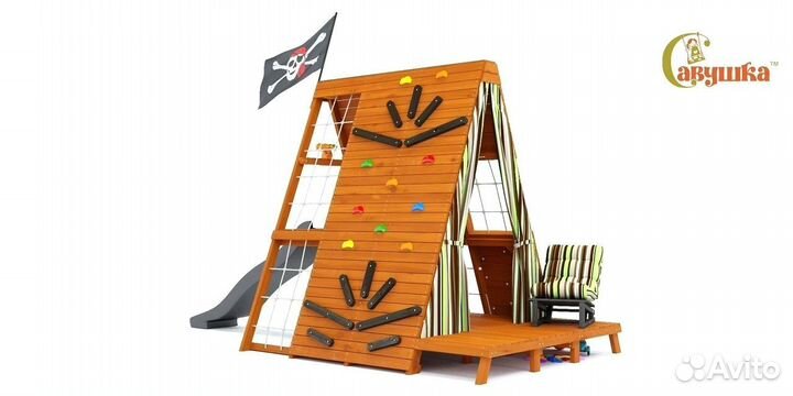 Спортивный домик Савушка База 3 с креслом с достав