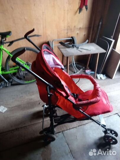 Коляска трость