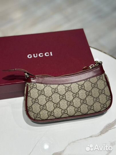 Gucci сумка mini GG cat detail