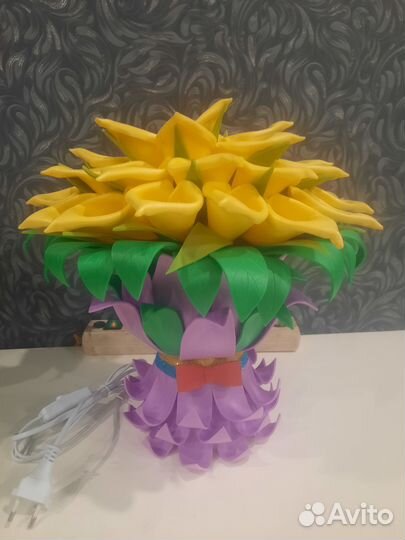 Светильники и торшеры ручной работы из изолона