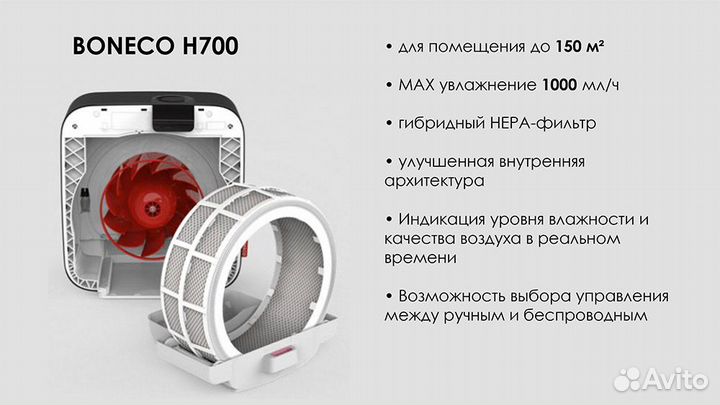 Климатический комплекс Boneco H700 чёрный