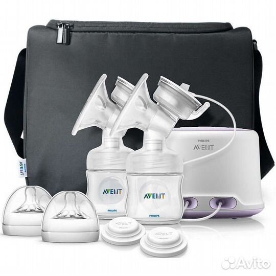 Молокоотсос электрический двойной avent