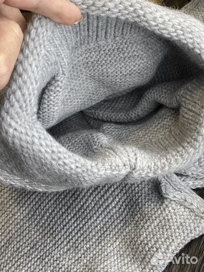 Шапка с шарфом