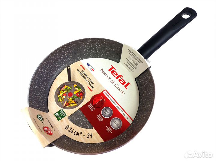 Сковорода Tefal Easy, Natural Cook, Ingenio Daily
