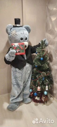 Ростовая кукла Мишка Тедди поздравления