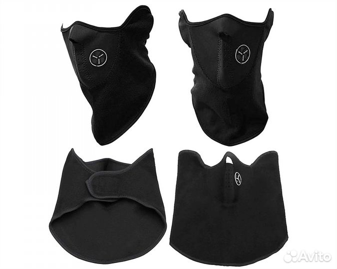 Маска, защита лица шеи ушей, балаклава тактическая