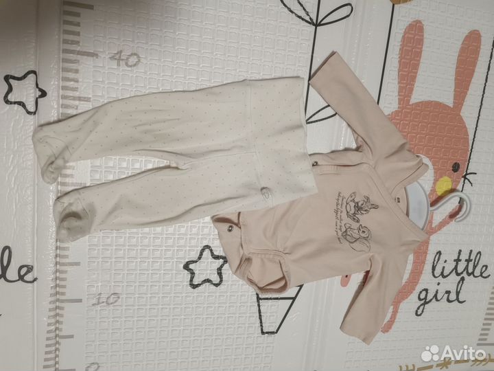 Пакет брендовых вещей на новорожденную девочку hm