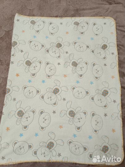 Плед детский плюшевый