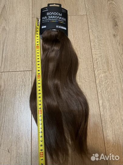 Натуральные волосы на заколках hairshop