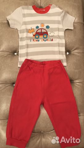 Комплект футболка и штанишки Crockid, разм. 74