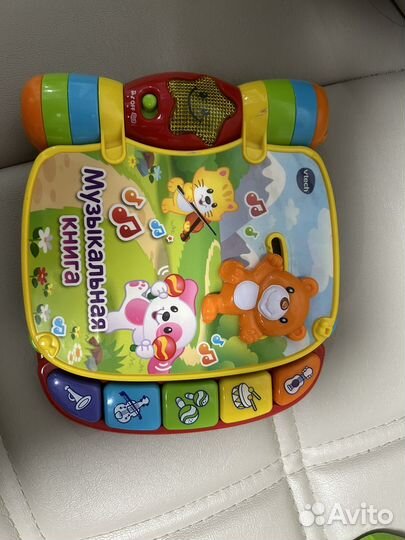 Игрушки vtech книга и развивающая доска