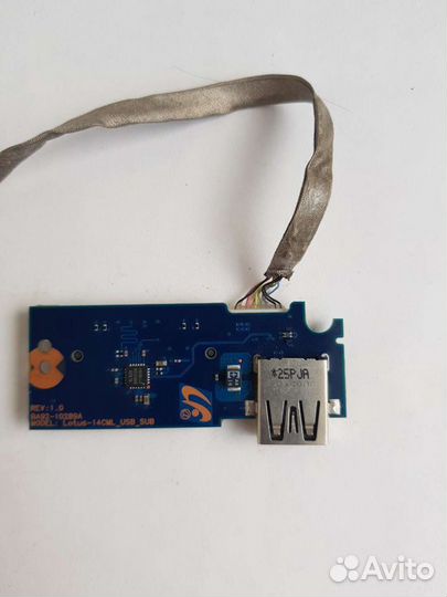Плата Card Reader/USB разъёма Samsung np530u4c