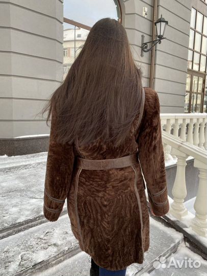 Новая Шуба мутоновая новая Греция Шуба из овчины