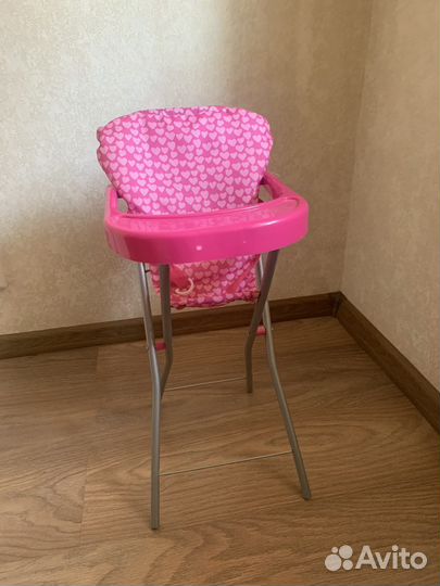 Стульчик для кормления кукольный