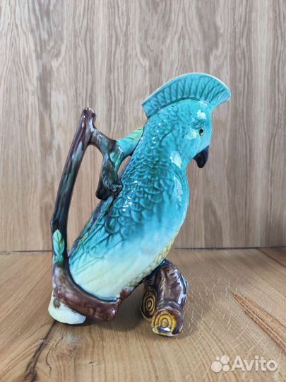 Фаянс Кувшин «Попугай» 20 век СССР