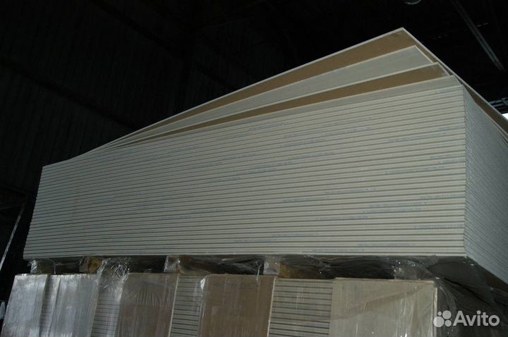 Гипсокартон стандартный кнауф 2500 х 1200 х 9,5мм