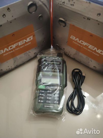 Рация Baofeng uv 9r Pro, usb водонепроницаемая