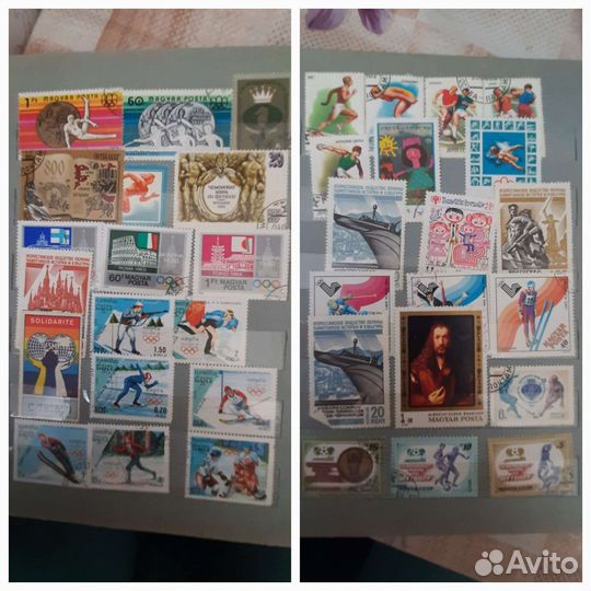 Марки разных коллекций