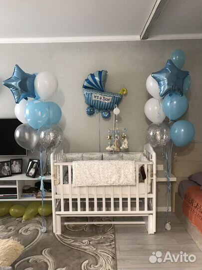 Детская кроватка с матрасом и комплектом белья