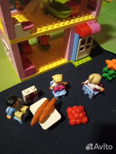 Lego duplo лего дупло розовый домик