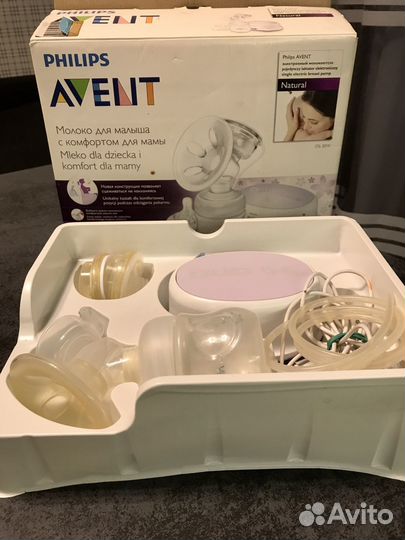 Молокоотсос avent электрический