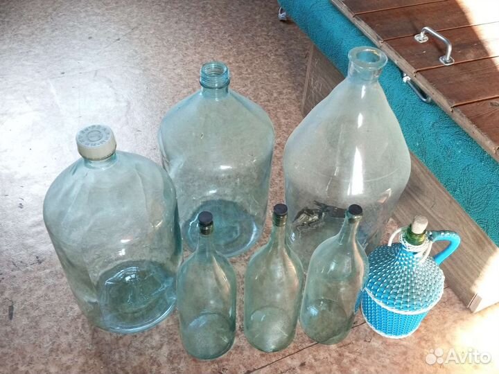 Бутылки стеклянные Царской России