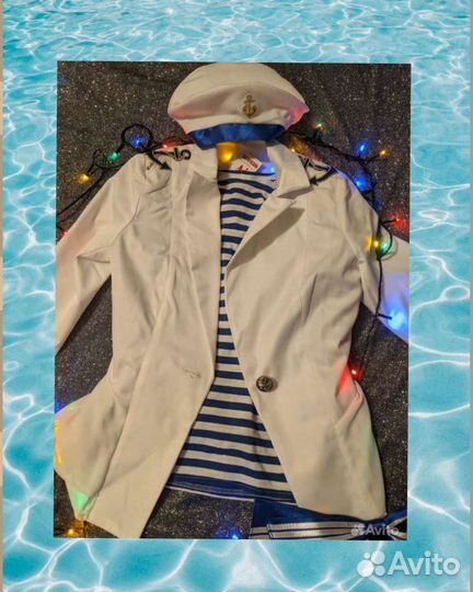 Костюм морячки, бескозырки, гюйсы напрокат